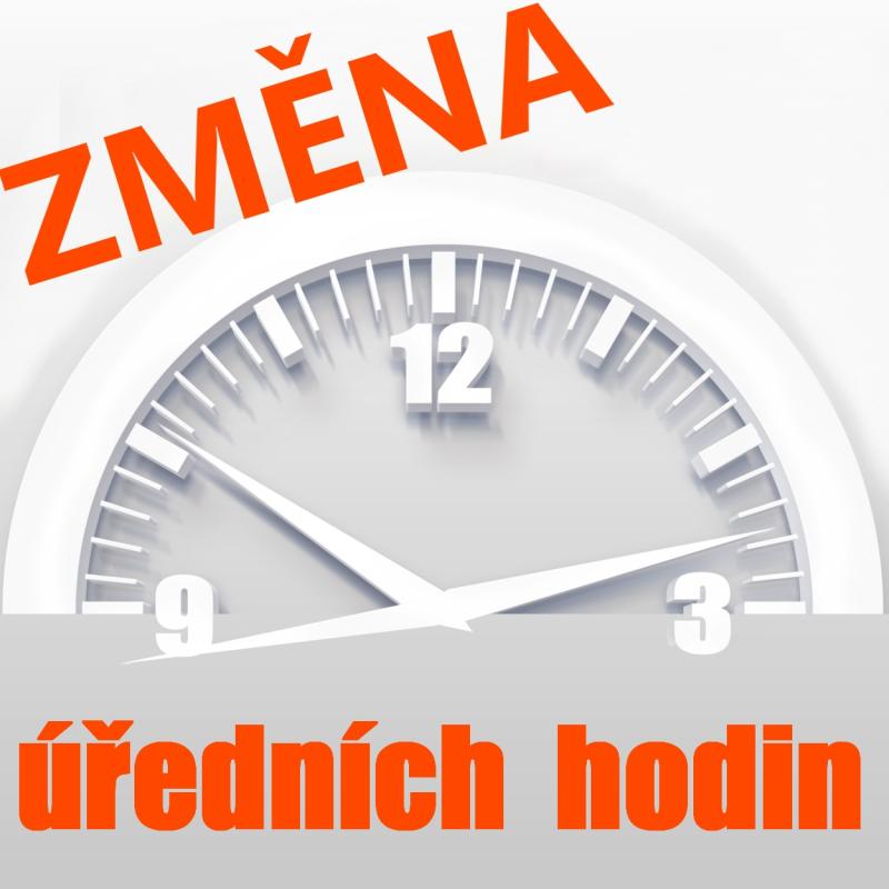 uredni hodiny zmena