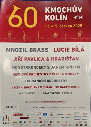Plakát 60.Kmochův Kolín