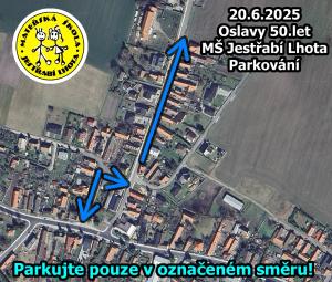 Pravidla parkování v obci během oslavy 50.let MŠ