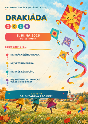barevné draky na obloze
